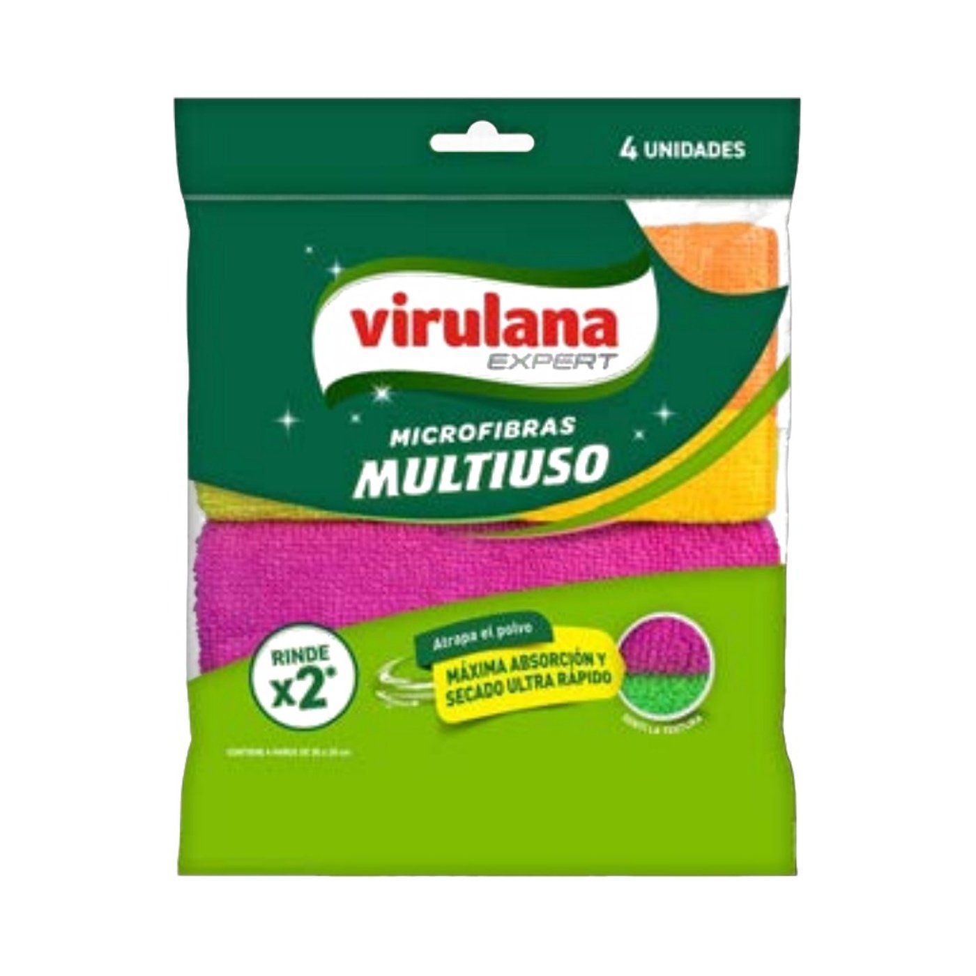 Paño Microfibra Multiuso x4 - Mapa